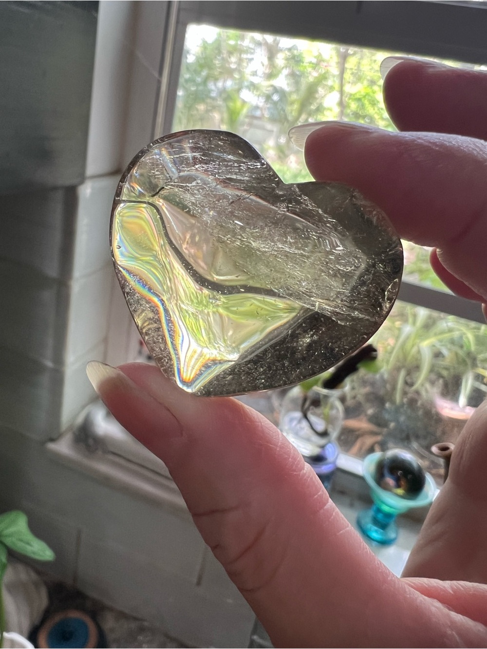 Smoky Quartz? Heart Accent - Citrine? Stone